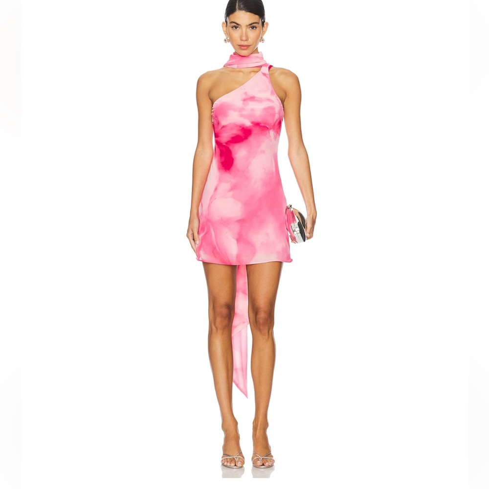 Lovers and Friends Kima Pink Scarf Dress
